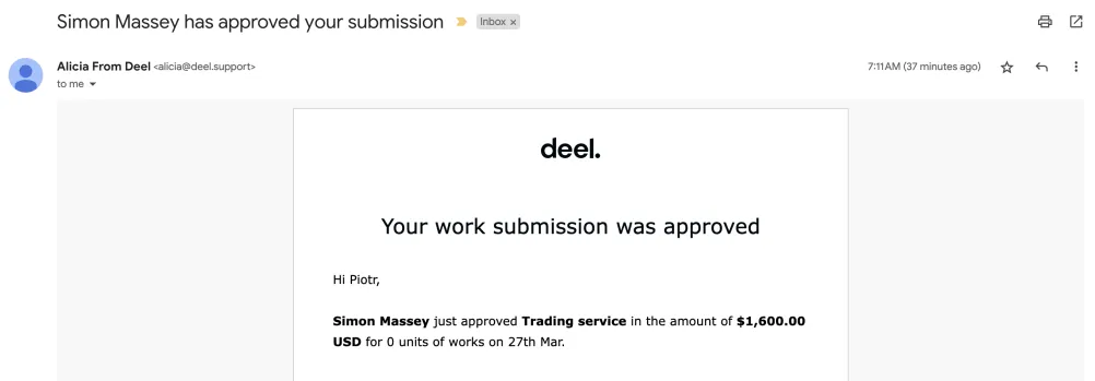 Funded Trading Plus Payment proof 