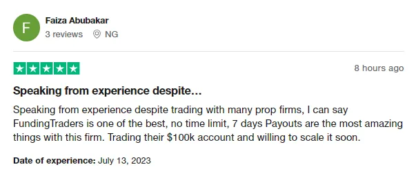 Funding Pips Traders’ Comments about Funding Pips