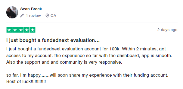 FundedNext Traders’ Comments about FundedNext 