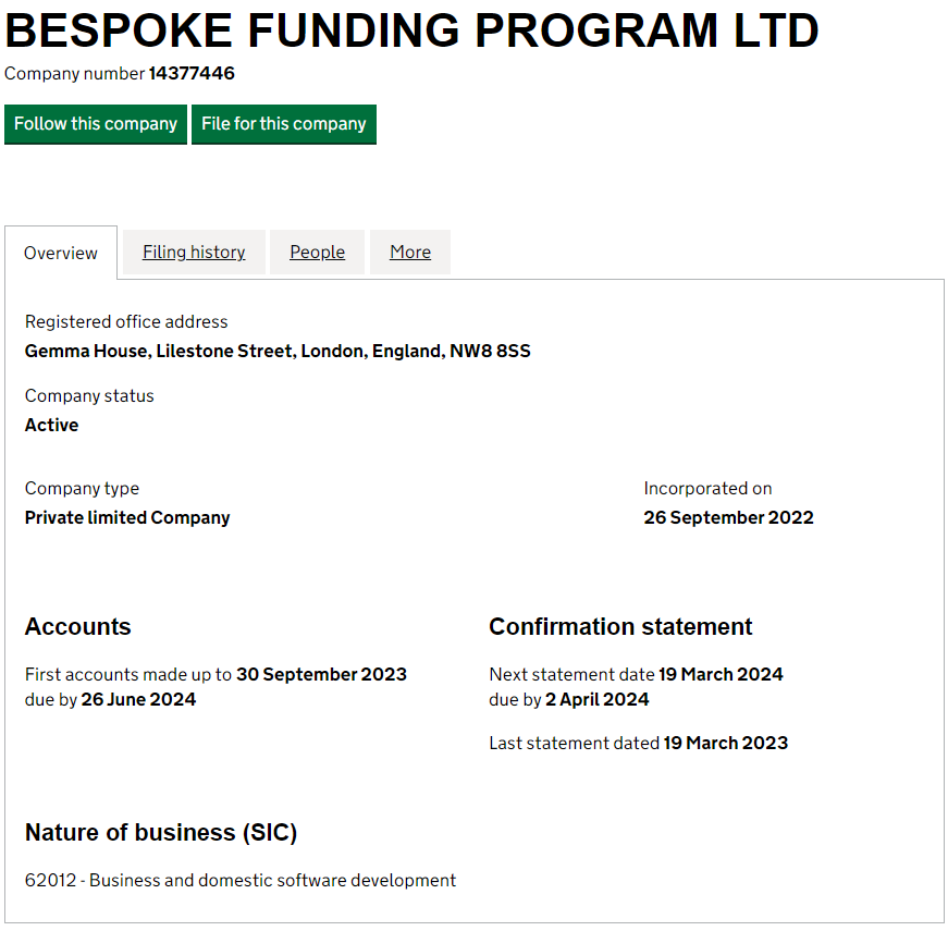 Bespoke Funding Who are Bespoke Funding? 