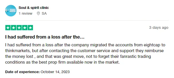  Bespoke Funding Traders’ Comments about Bespoke Funding 