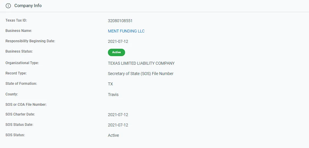 Ment Funding Who are Ment Funding? 