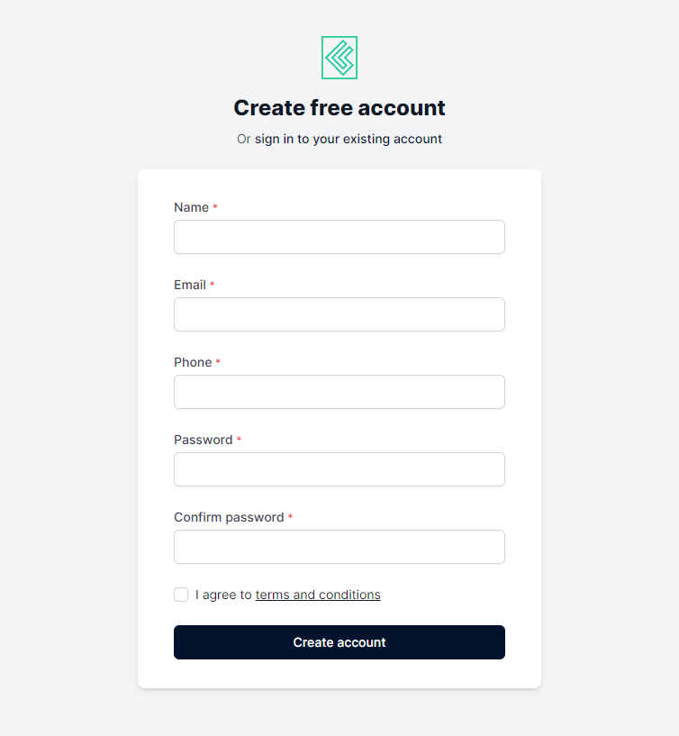 Finotive Funding Registration process 