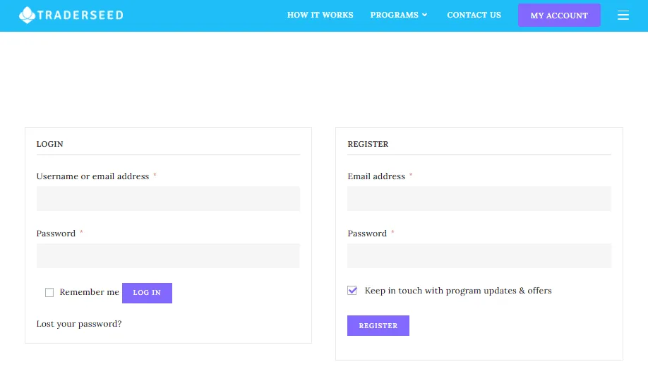 Traderseed How To Open Your Account 