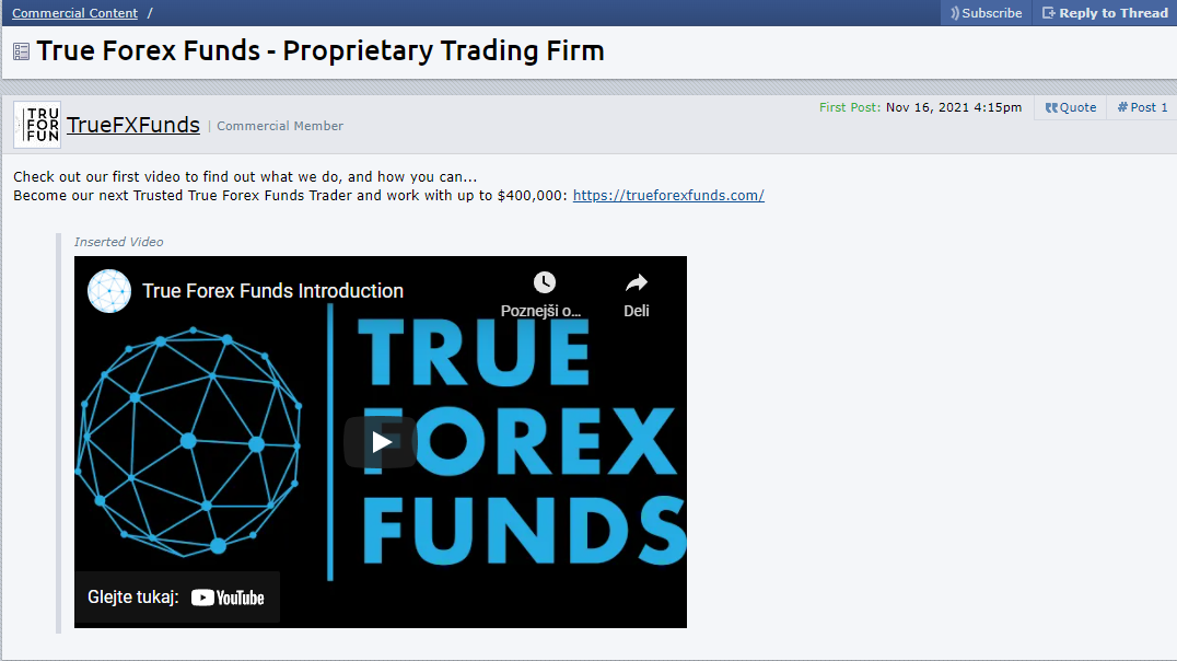 True Forex Funds Education & Support for traders 