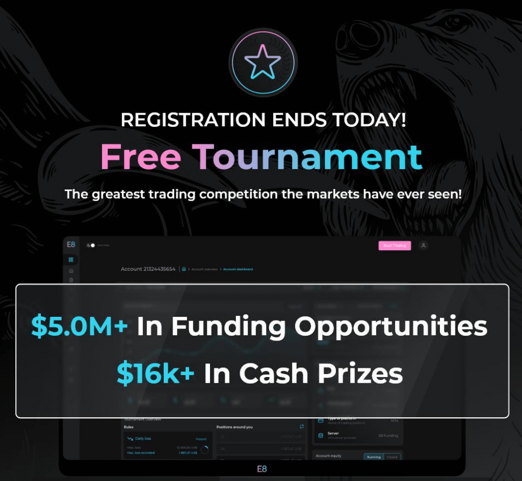E8 Funding Announces Exciting Trading Tournament! 1 E8-Funding-Tournament-1024x944