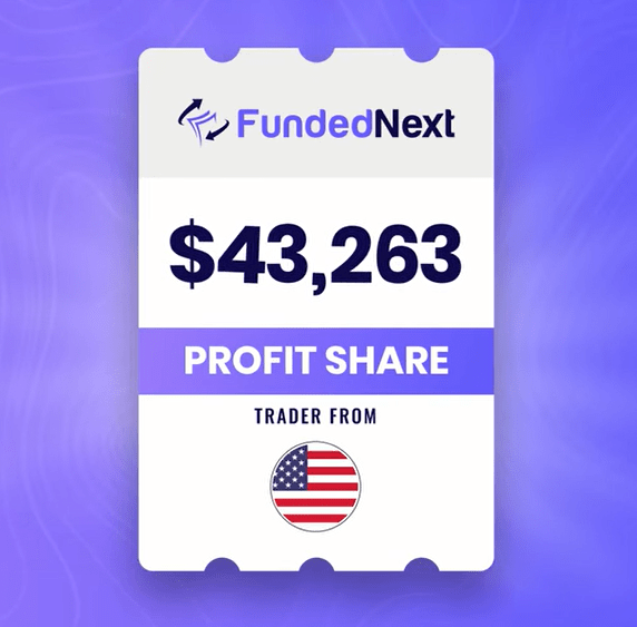 FundedNext $43k+ profit share
