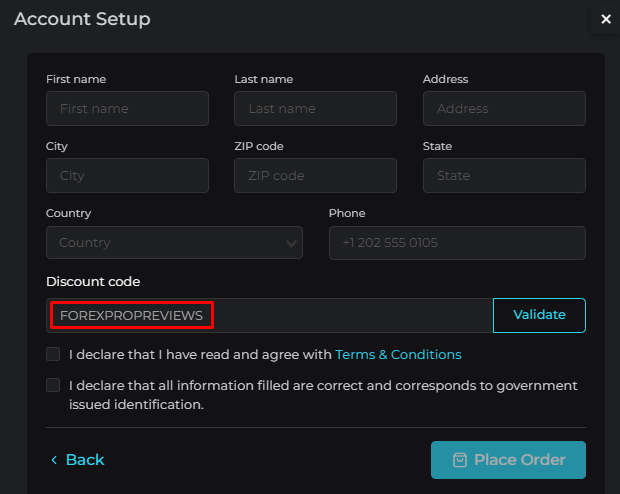 E8 Funding discount code
