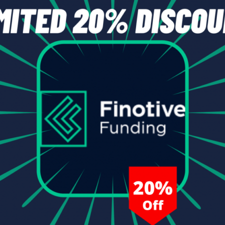 Finotive Funding Offers Limited 20% Discount on All Funding Programs