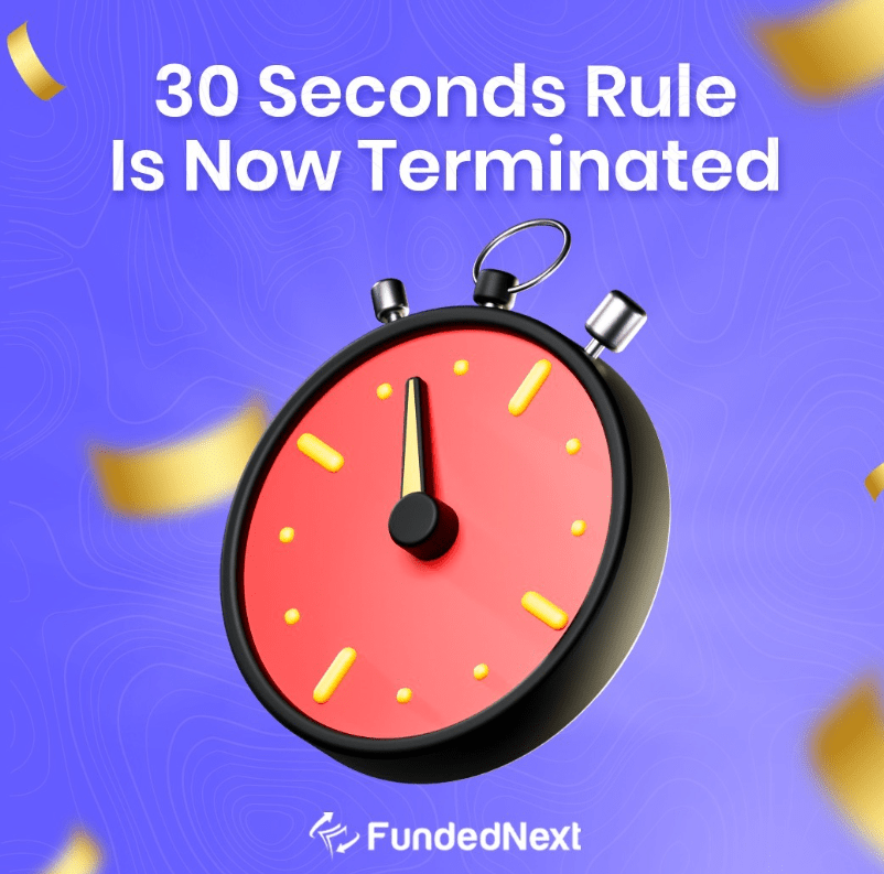 FundedNext 30-second rule termination

