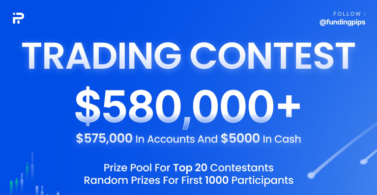 Join the Inaugural Trading Competition by Funding Pips 1 Funding Pips First Trading Competition- Be the first to Win!