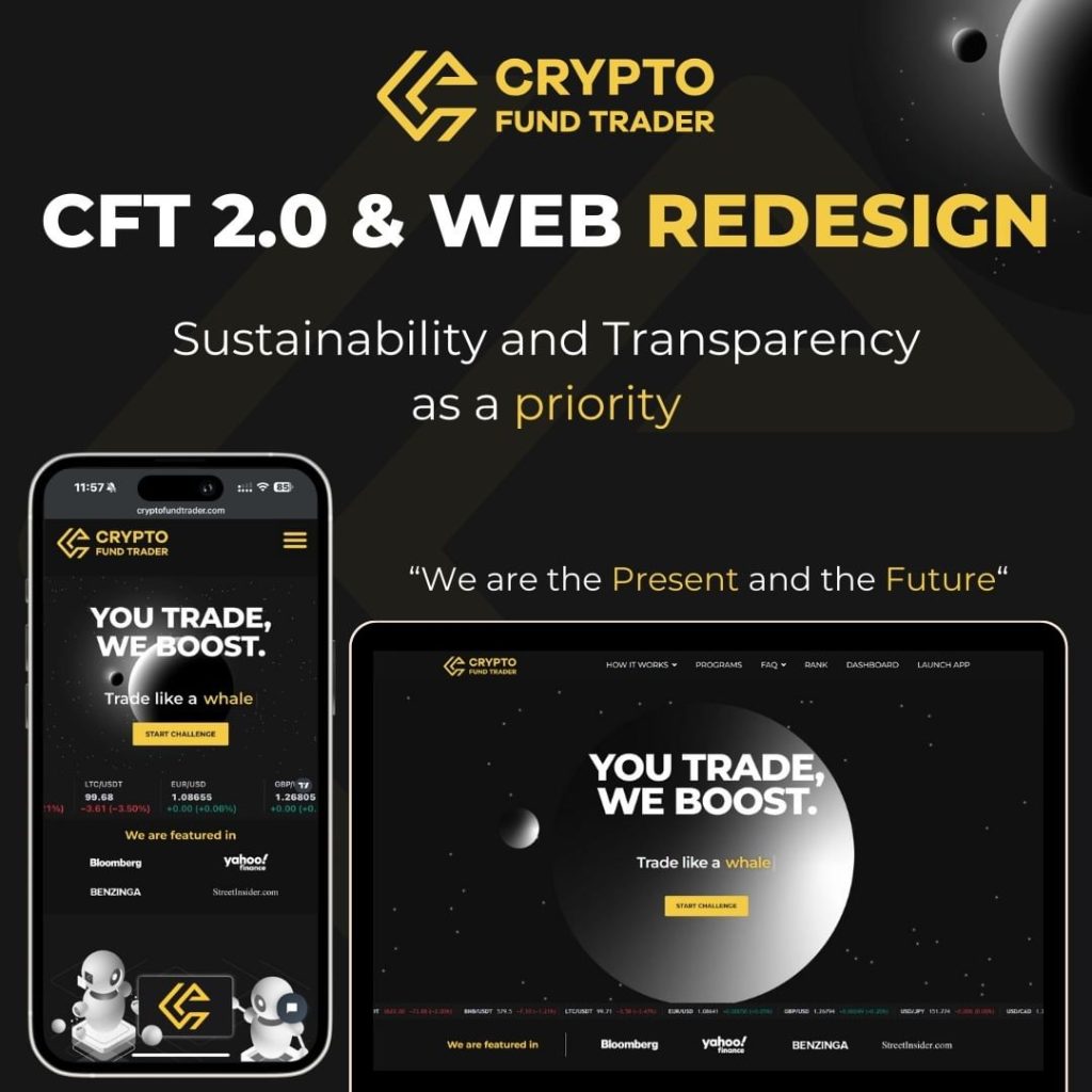 Crypto Fund Trader New Website: Dawn of CFT 2.0?
