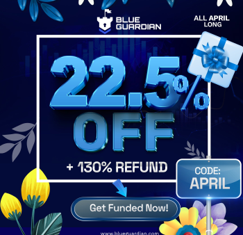 Grab 22.5% Off and 130% Refund at Blue Guardian!
