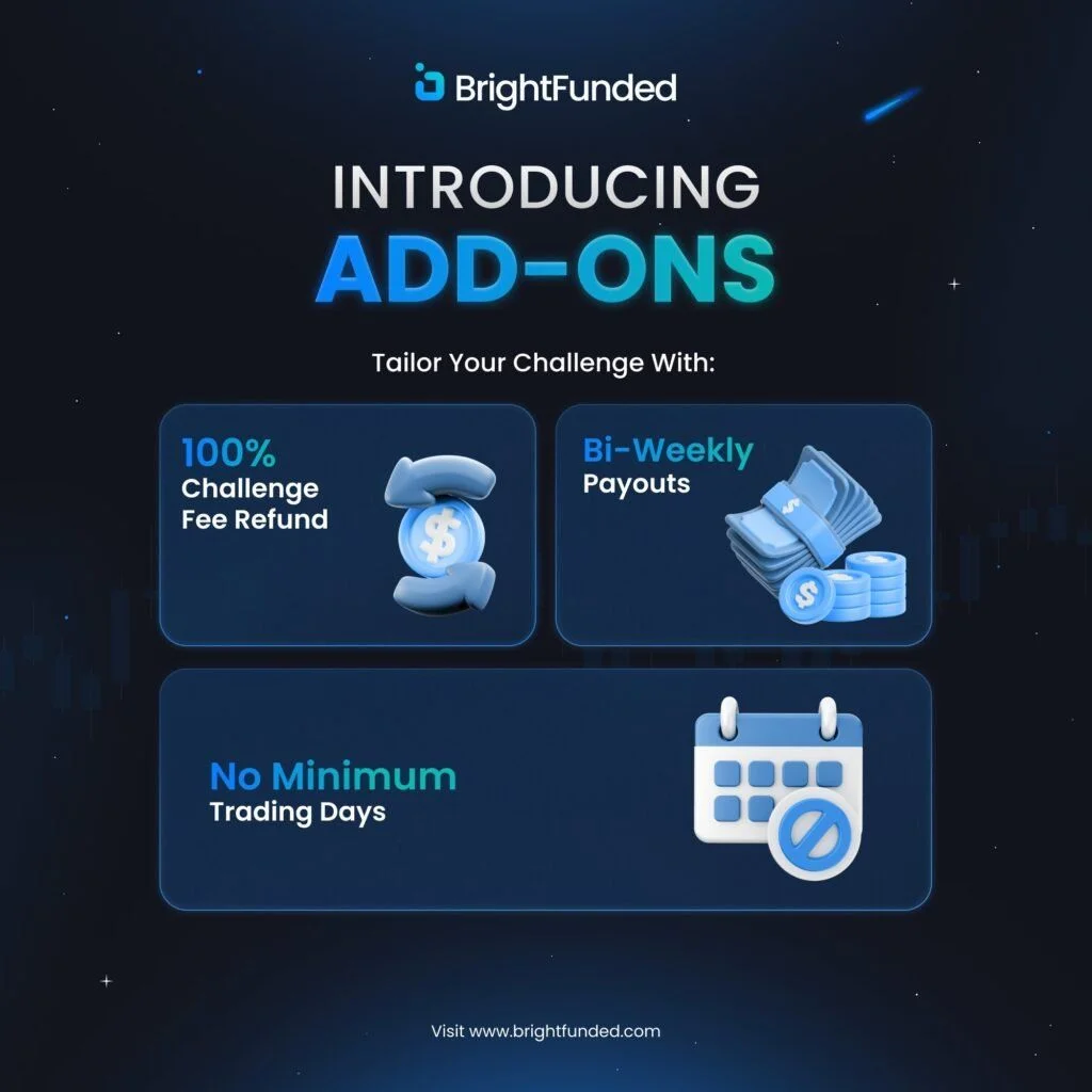 Bright Funded Unveils Exciting New Add-Ons for Enhanced Trading 1 Introducing Bright Funded Add-Ons