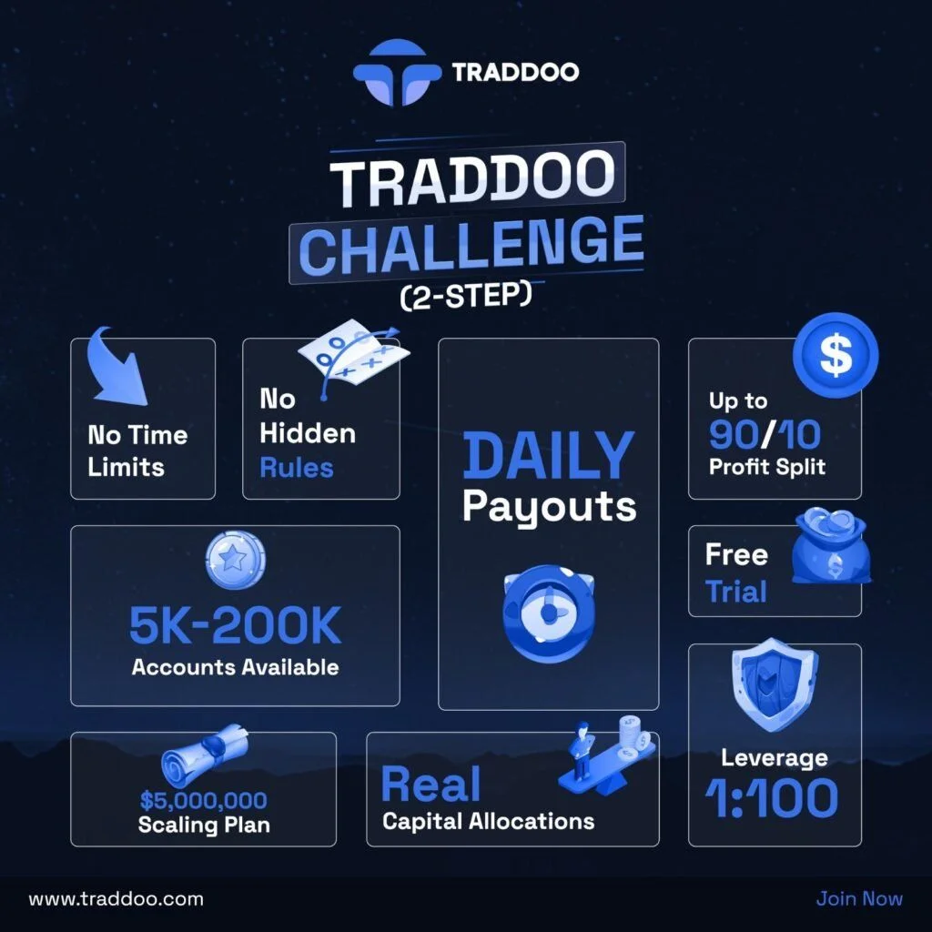 Traddoo Daily Payouts for All Accounts
