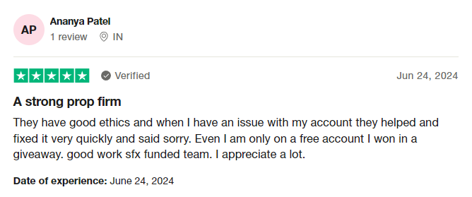 Trustpilot Feedback 